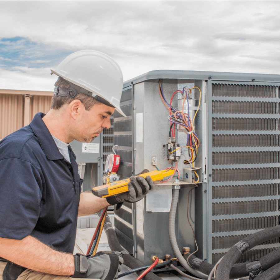Richmond Hill HVAC Pros HVAC technician servicing a system
